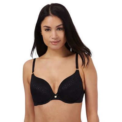 The Collection Black 'Perfect Fit' memory foam t-shirt bra